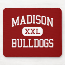 Madison - Bulldogs - Middle - Madison South Dakota mousepads
