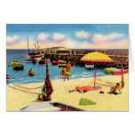Madison Connecticut Beach Scene Card