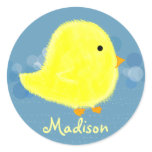 Madison Cute Baby Chick Sticker