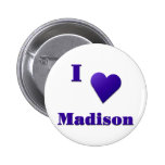 Madison -- Midnight Blue Button