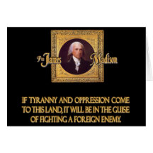 Madison on Foreign Enemies Cards