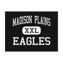 Madison Plains - Eagles - High - London Ohio postcards by customteamsportswear Madison Plains - Eagles - High - London Ohio postcards