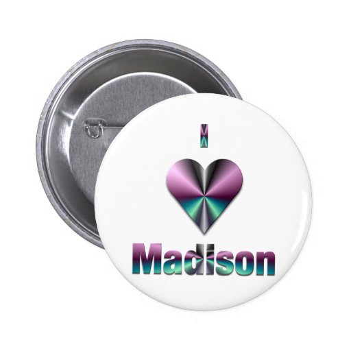 Madison -- Purple & Turquoise Button