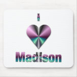 Madison -- Purple & Turquoise Mouse Pad