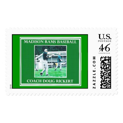 MADISON RAMS BASEBALL Postage by mrsheldo