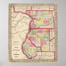 Madison, St Clair, Monroe counties Posters