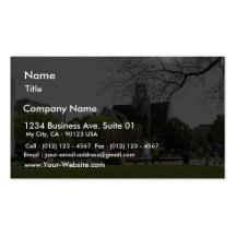Madison University Fountain Business Card Templates