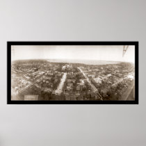 Madison WI Aerial Photo 1908 Posters