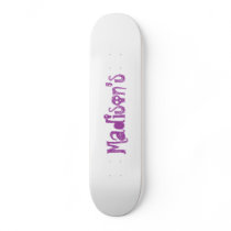 Madison's skateboards by JessicaInSeattle Madison's skateboards