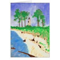 Madisonville Lighthouse Louisiana cards