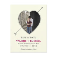 Madly In Love Photo Save The Date Postcard postcard