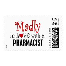 Madly In Love With A Pharmacist Stamp