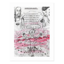 madman's declaration postcards