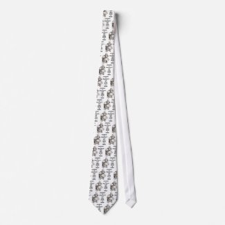 Madness & Creativity Can All Stem From A Drink zazzle_tie