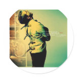 Madness in Love Round Stickers