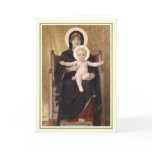 Madone assise cards