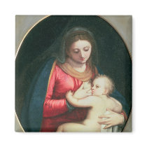 Madonna and Child, 1598 Fridge Magnets