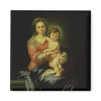 Madonna and Child, after 1638 Refrigerator Magnets