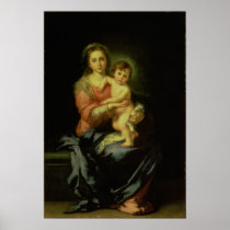 Madonna and Child, after 1638 Print