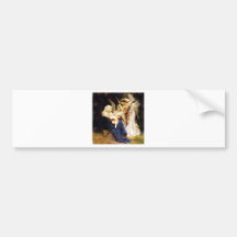 Madonna and Child and Three Angels Bumper Sticker
