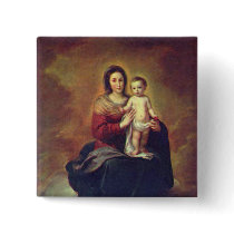 Madonna and Child buttons by Xuxario Madonna and Child buttons