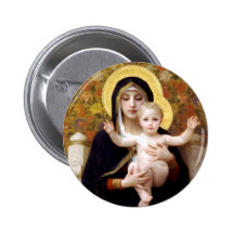 Madonna and Child Buttons