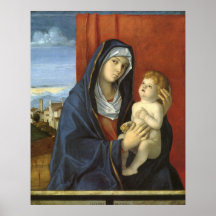 Madonna and Child by Giovanni Bellini Posters