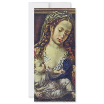 Madonna And Child By Gossaert Jan (Best Quality) Customized Rack Card