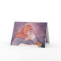 Madonna and Child Christmas Card by lynorton Madonna and Child Christmas Card