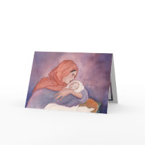 Madonna and Child Christmas Card