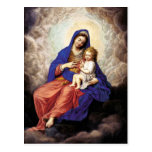 Madonna and Child in Glory Post Card