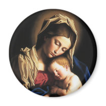 Madonna and Child magnets by Xuxario Madonna and Child magnets