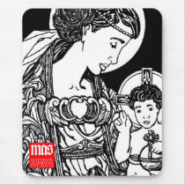 Madonna and Child Mousepad mousepads