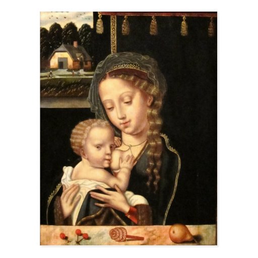 Madonna and Child Nursing Post Card