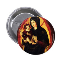 Madonna and Child Pinback Buttons