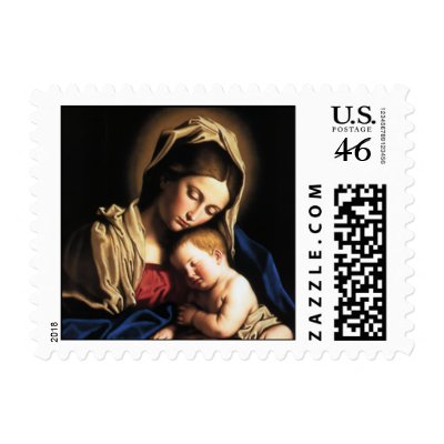 Madonna and Child postage