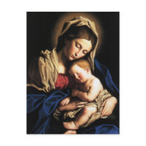 Madonna and child post cards