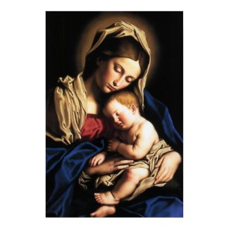 Madonna and Child print