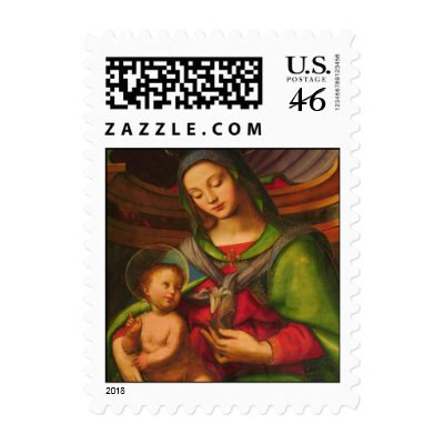 Madonna and Child Stamp