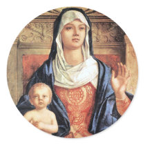 Madonna and Child Stickers