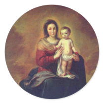 Madonna and Child stickers by Xuxario Madonna and Child stickers