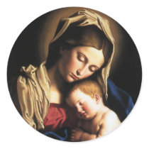 Madonna and Child stickers by Xuxario Madonna and Child stickers
