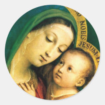 MADONNA AND CHILD STICKERS