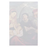 Madonna And Child To St. Stephen St. Jerome Custom Stationery