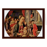 Madonna And Child Tondo By Lippi Fra Filippo Cards