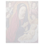 Madonna And Child With Angels By Meister Von Mouli letterhead