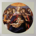 Madonna and Child with Angels by Sandro Botticelli Print