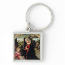 Madonna and Child with St. John the Baptist Keychains