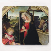 Madonna and Child with St. John the Baptist Mouse Pads