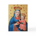 Madonna and Christ Child - Christmas Card
